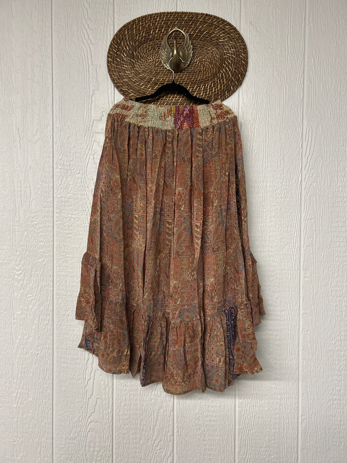 Crepe Sari Dahlia Skirt 1026 223
