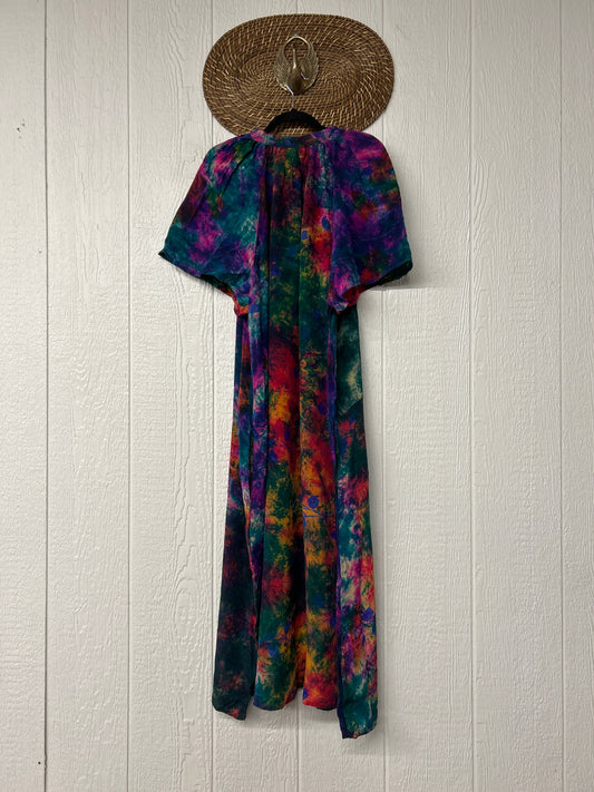 Crepe Sari Summer Woodstock Duster 0626 146