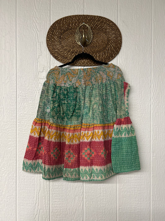 Pareo Kantha Meadow Skirt 0826 233