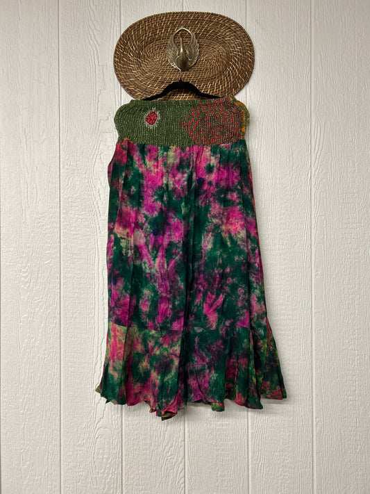 Crepe Sari Inner Peace Wrap Skirt 0626 059