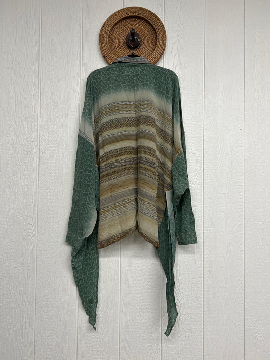 Crepe Sari Nirvana Button Down 1125 235