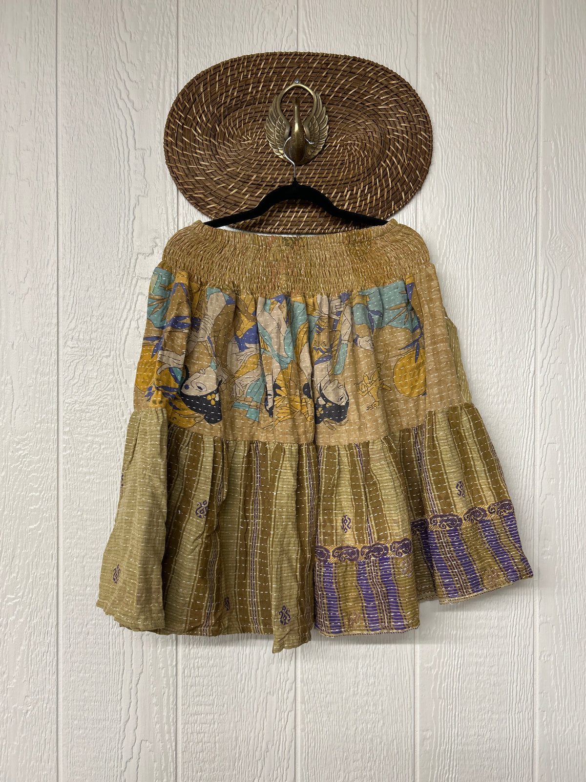 Pareo Kantha Meadow Skirt 0826 268