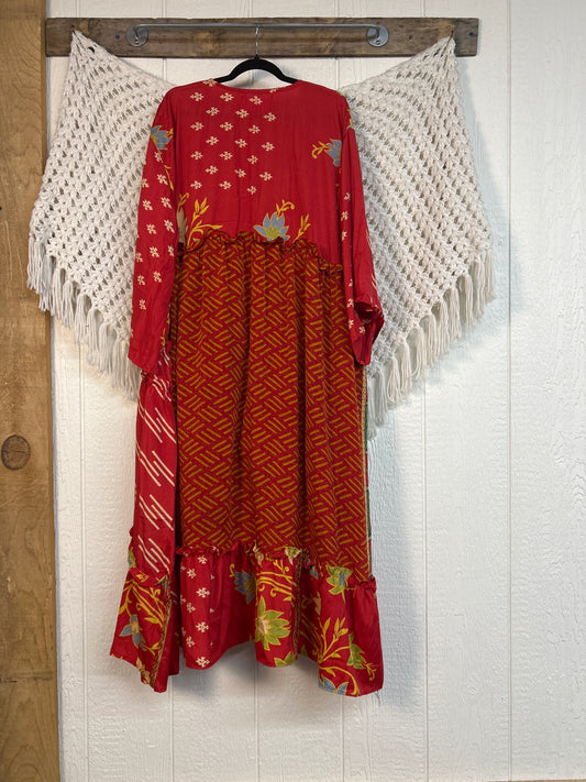 Rasgulla Sari Rhiannon Kimono 0826 134