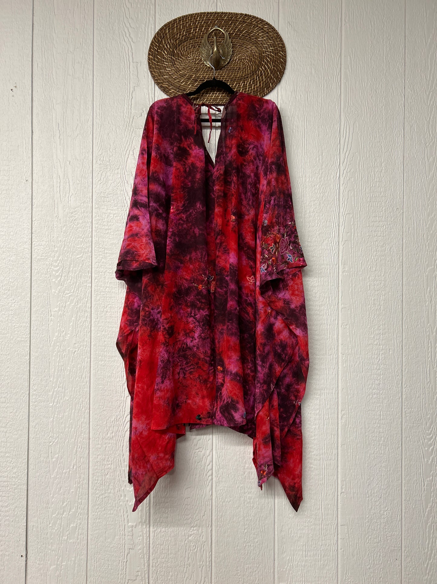 Crepe Sari Orchid Kimono 0626 095