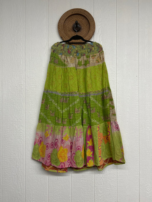 Pareo Kantha Lotus Maxi Skirt 0826 257