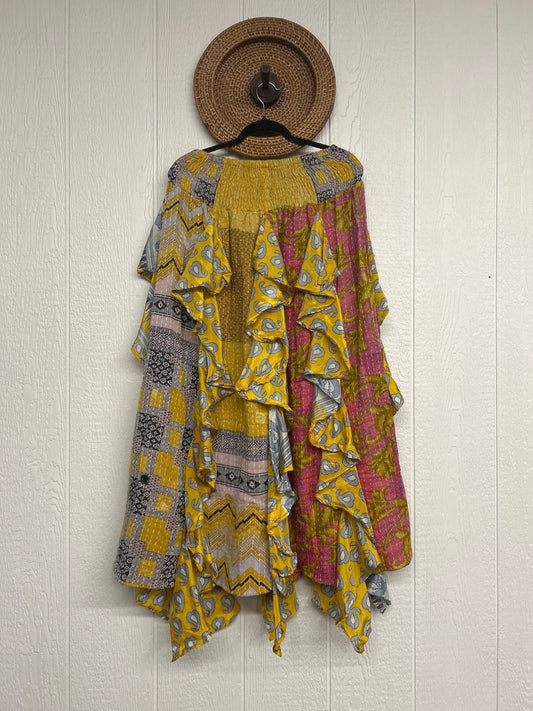 Pareo Kantha Willow Maxi Skirt 0826 038