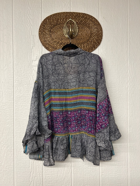 Crepe Sari Wild Rose Top 1225 181