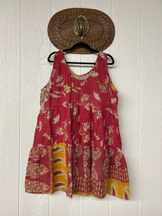 Kantha Meadow Mini Dress 0625 172