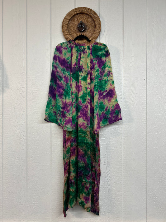 Crepe Sari Woodstock Duster Dress 0226 185