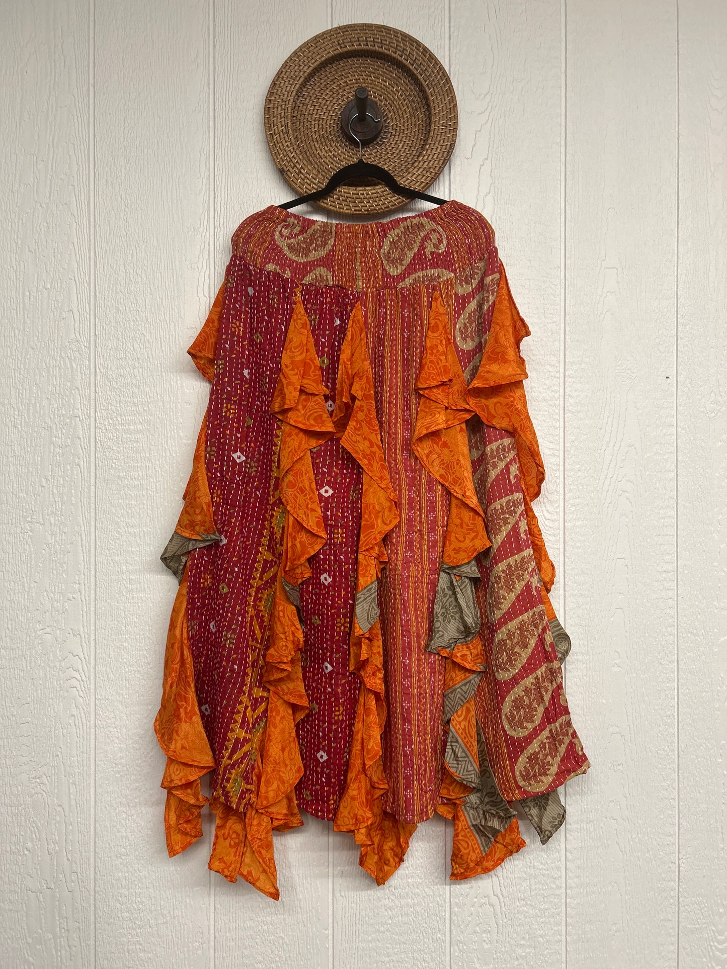 Pareo Kantha Willow Maxi Skirt 0826 016