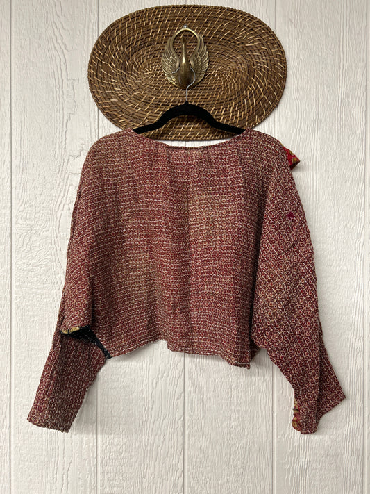 Pareo Kantha In Bloom Cropped Pullover 0326 165