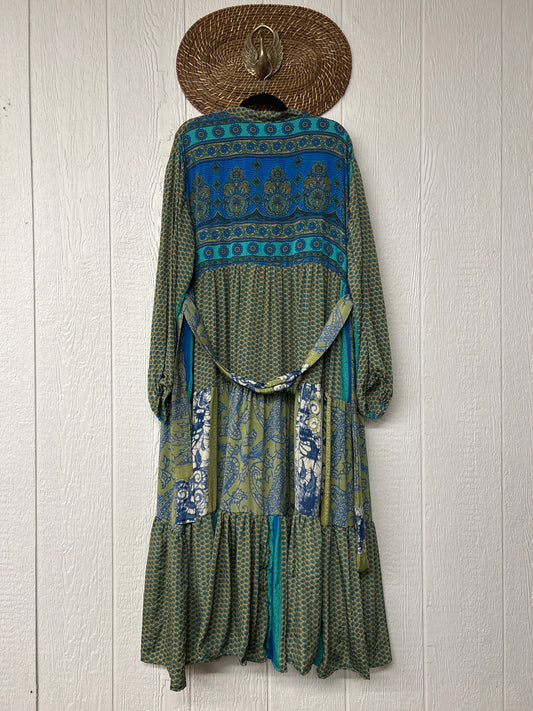 Rasgulla Sari Luminous Maxi Dress 0226 105