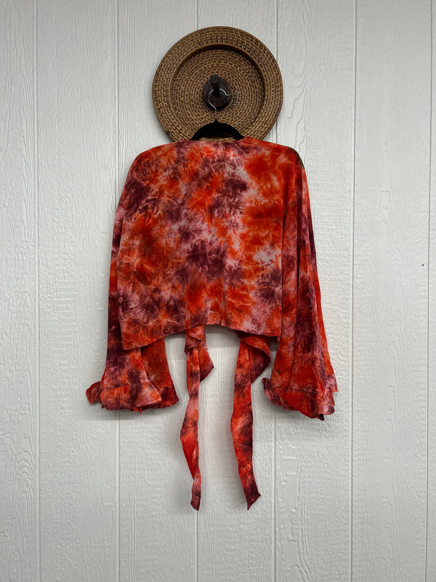 Crepe Sari Zeppelin Crop Shrug 0426 028