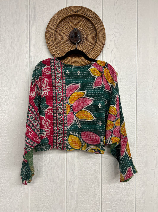 Pareo Kantha In Bloom Cropped Pullover 0326 006