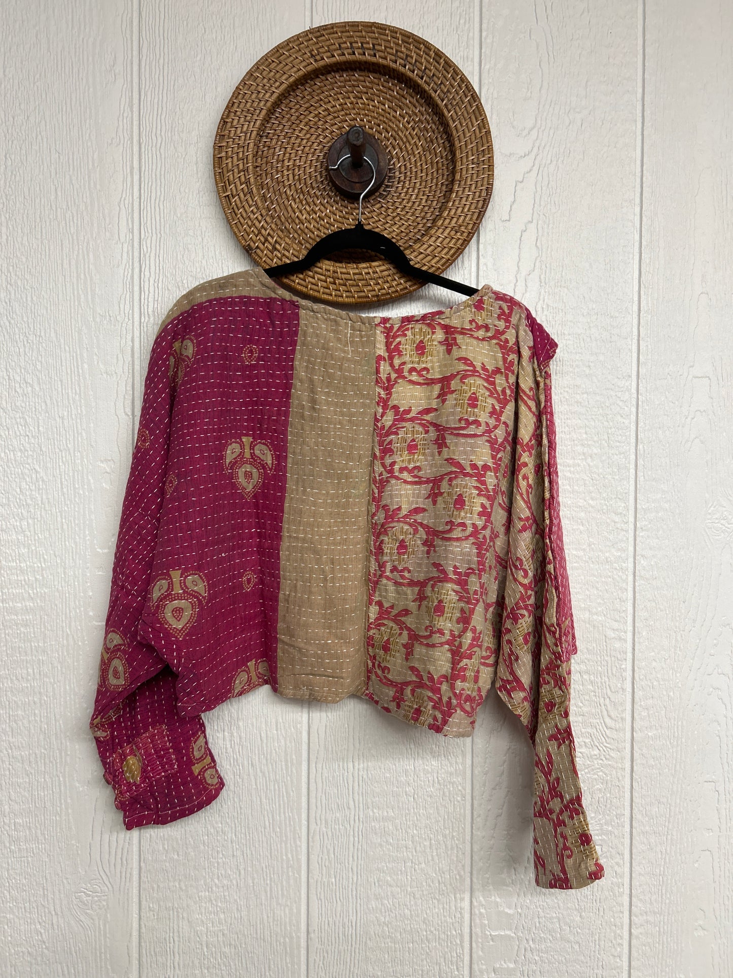 Pareo Kantha In Bloom Cropped Pullover 0326 082
