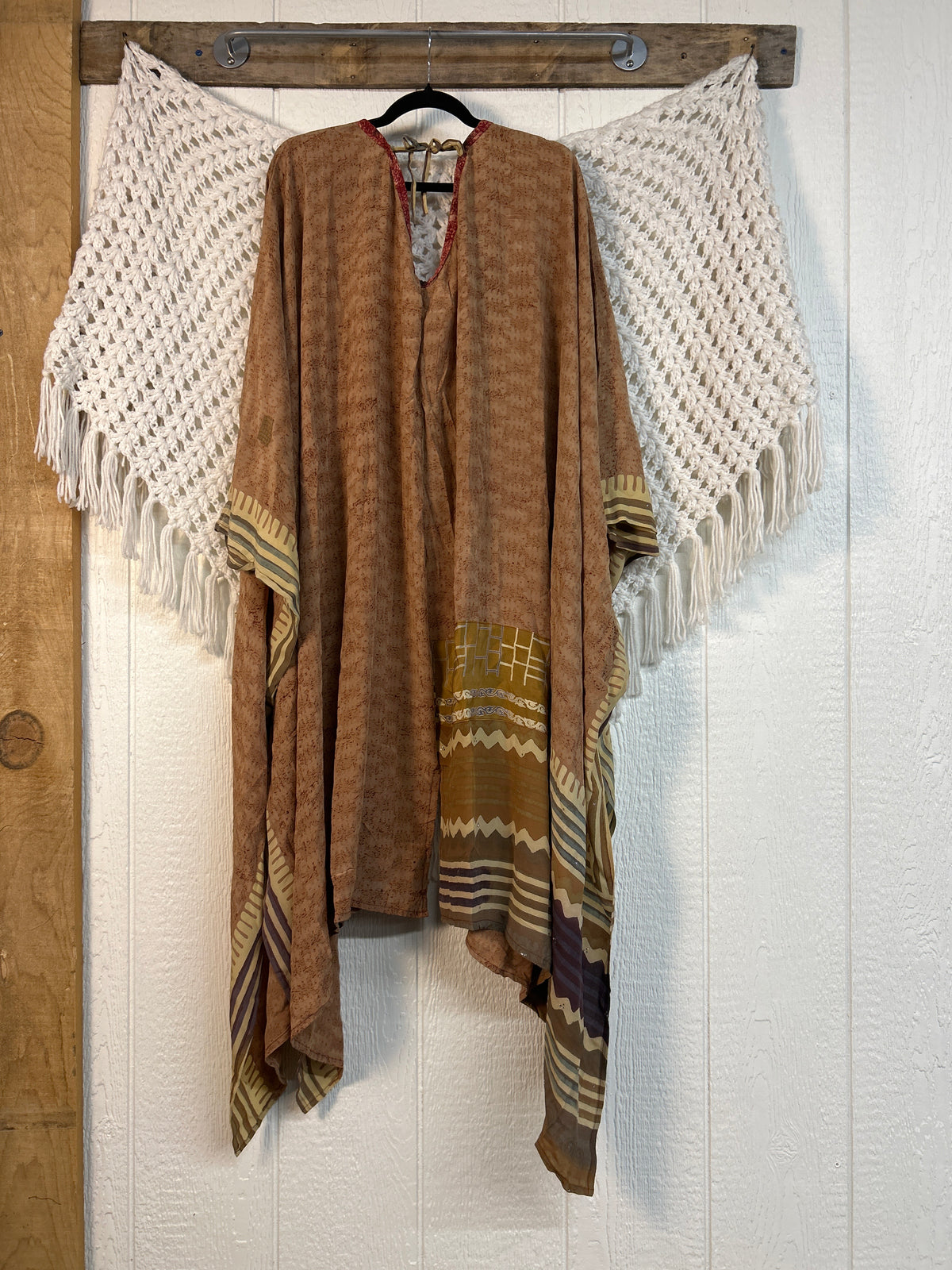 Crepe Sari Orchid Kimono 0626 209