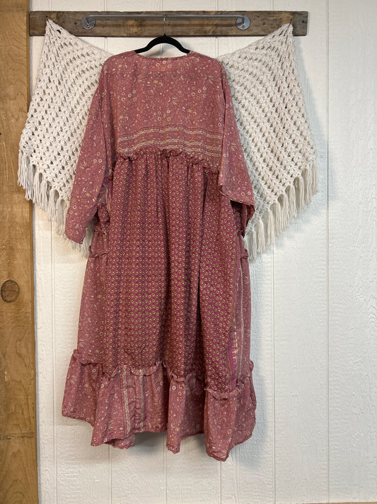 RETAIL Rasgulla Sari Rhiannon Kimono 0826 062