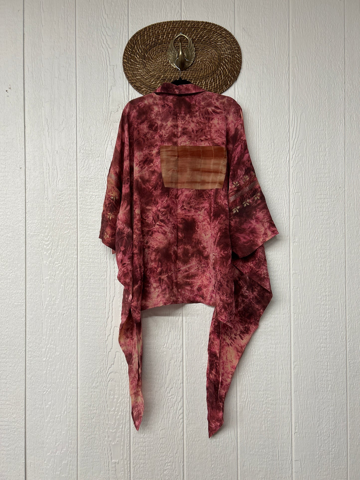 Crepe Sari Summer Nirvana Button Down 0626 092