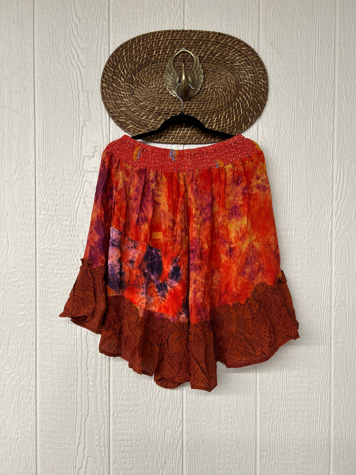 Crepe Sari Lover Cropped Culottes 0726 093