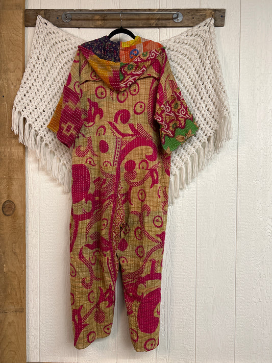 Kantha Zen Hoodie Jumpsuit 0925 186