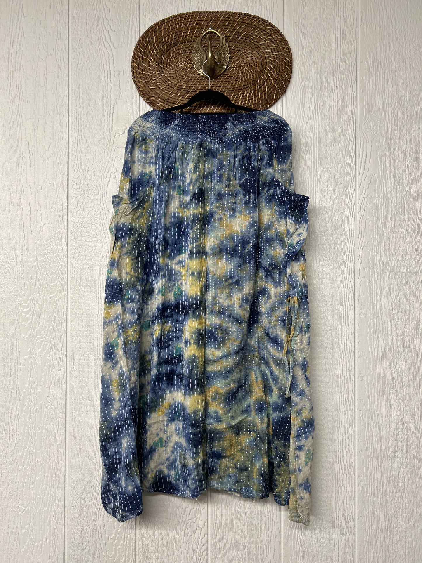 Pareo Kantha Butterfly Cargo Skirt 0526 011