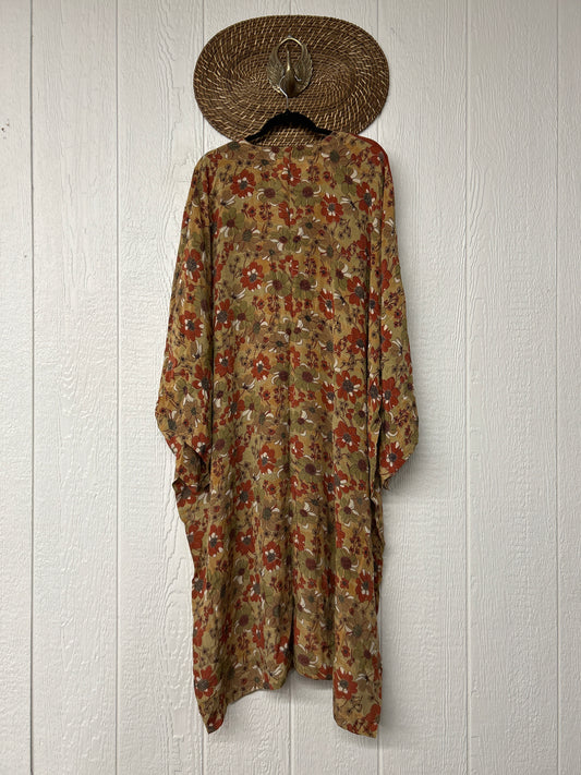 RETAIL Crepe Sari Gaia Duster Dress 0826 062