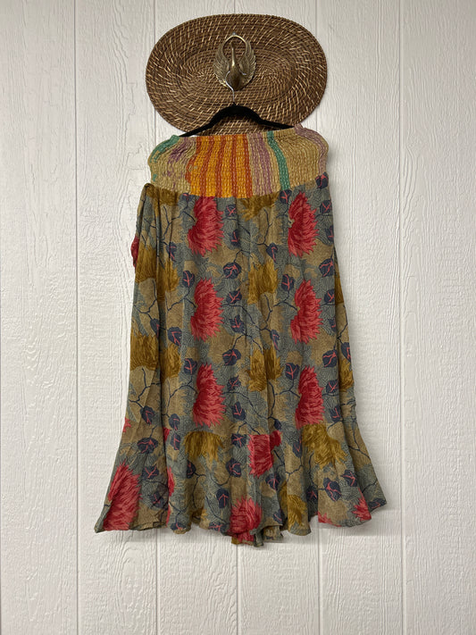 Crepe Sari Inner Peace Wrap Skirt 0626 133