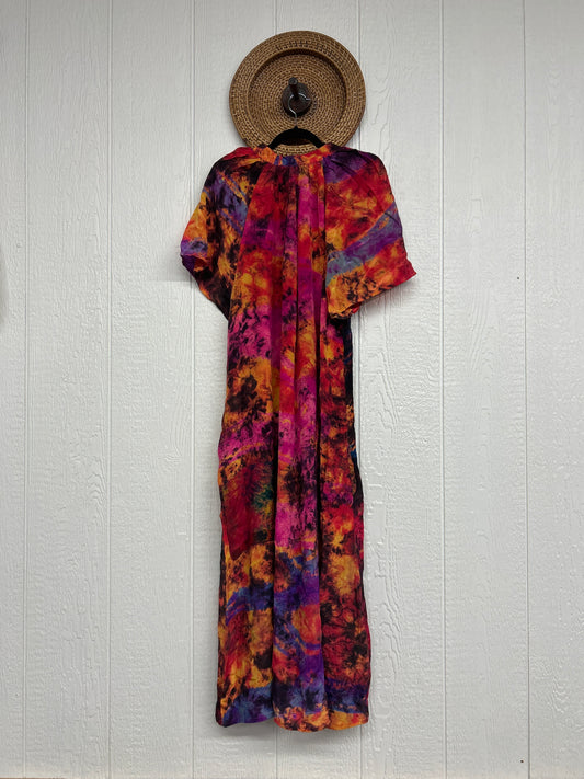 RETAIL Crepe Sari Summer Woodstock Duster 0626 034