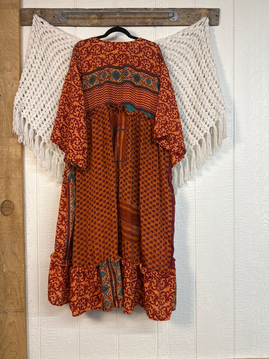 Rasgulla Sari Rhiannon Kimono 0826 088