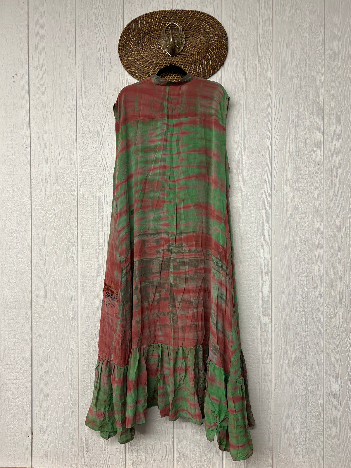 RETAIL Crepe Sari Summer Dahlia Duster 0726 108