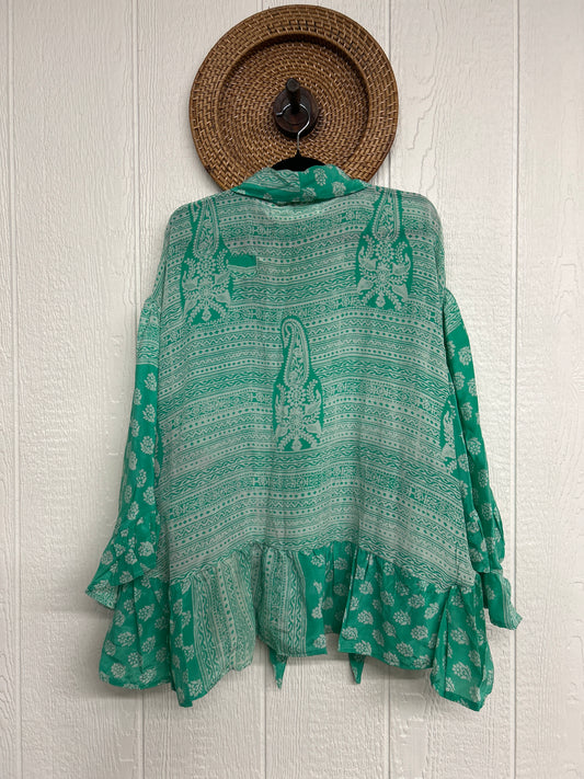 Crepe Sari Wild Rose Top 1225 050