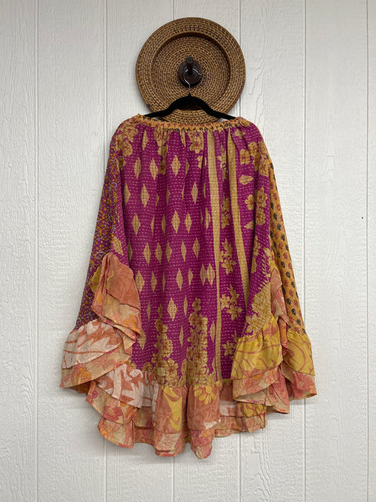 Pareo Kantha Wild Rose Skirt 0426 113
