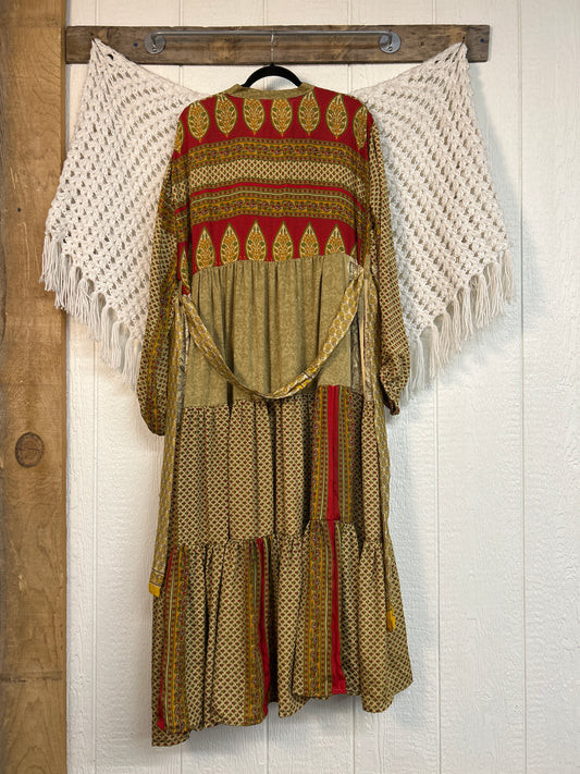 Rasgulla Sari Luminous Maxi Dress 0226 260