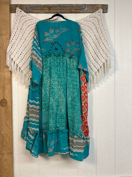 Rasgulla Sari Rhiannon Kimono 0826 104