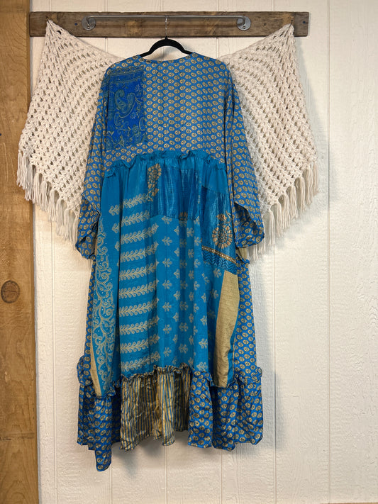 Rasgulla Sari Rhiannon Kimono 0826 028