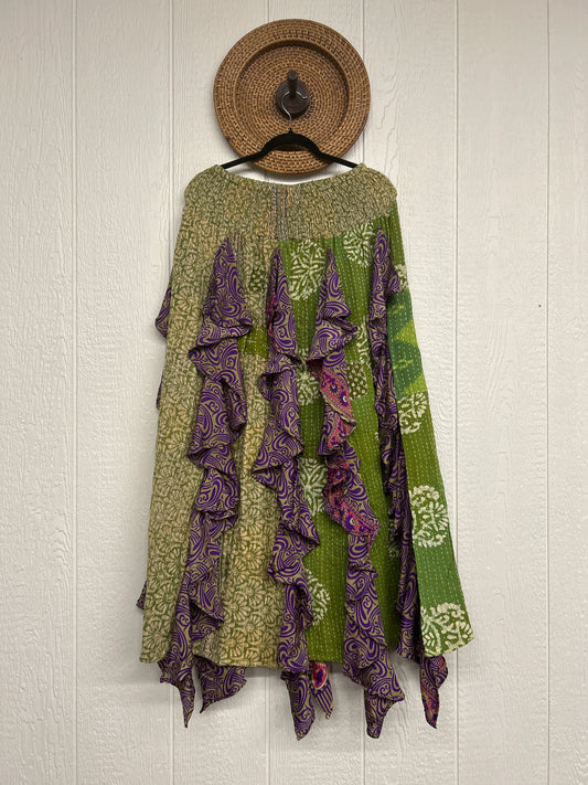 Pareo Kantha Willow Maxi Skirt 0826 020