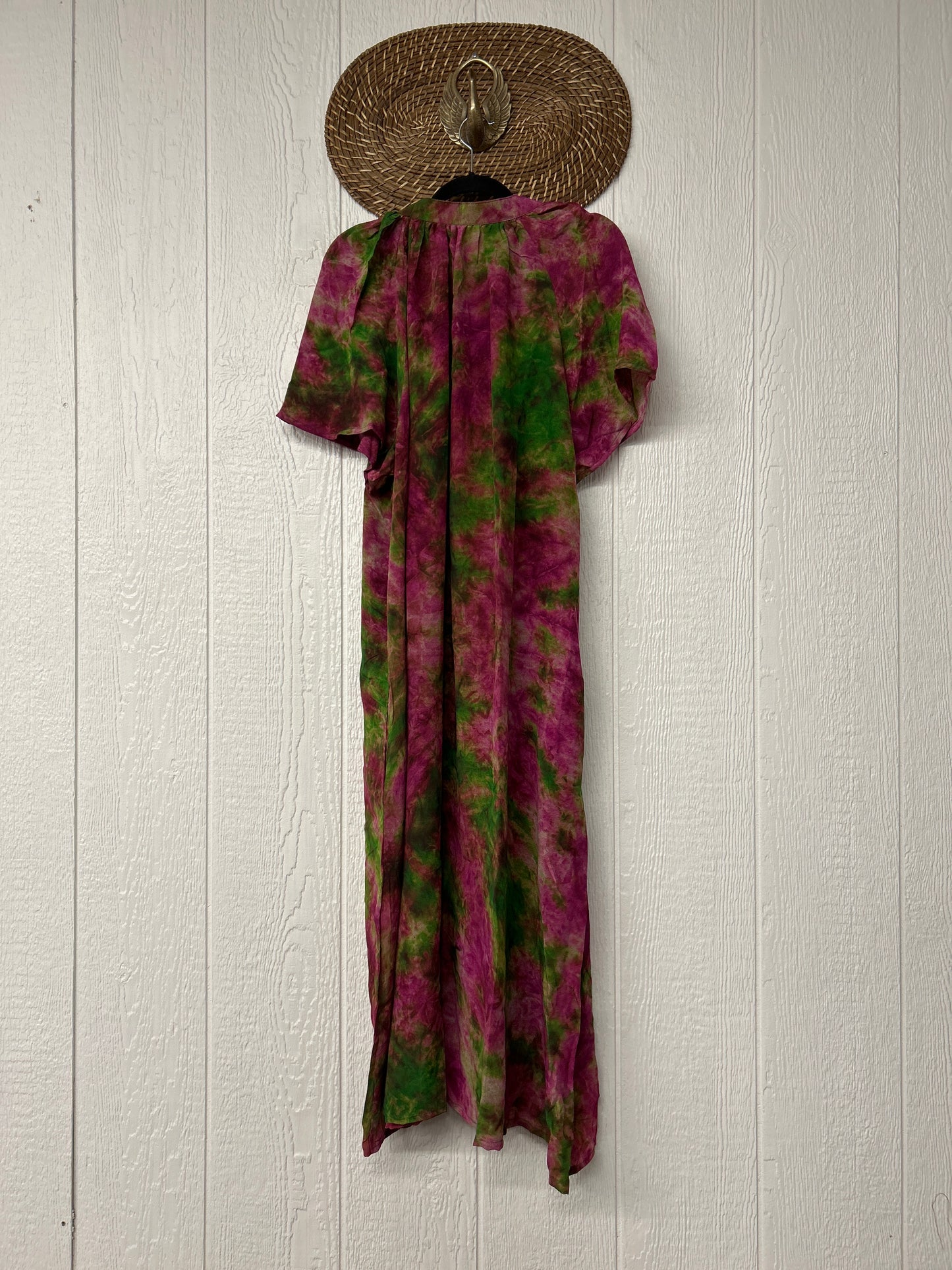 Crepe Sari Summer Woodstock Duster 0626 256