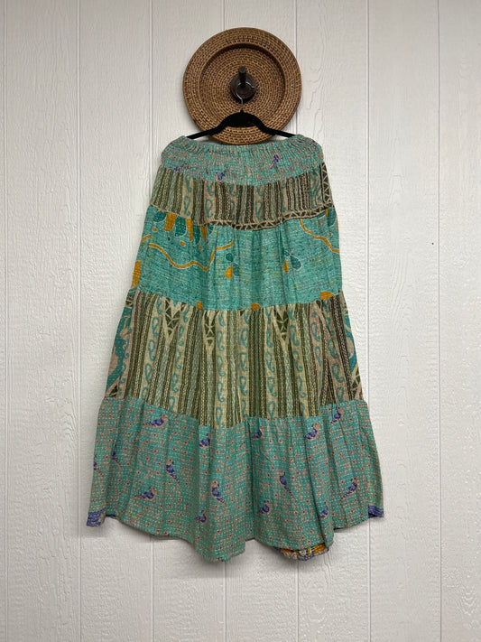 Pareo Kantha Lotus Maxi Skirt 0826 059