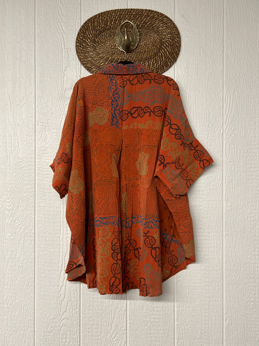 Crepe Sari Free To Be Button Down 0626 064