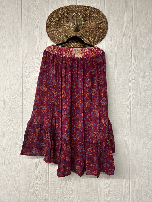Crepe Sari Dahlia Skirt 1026 139