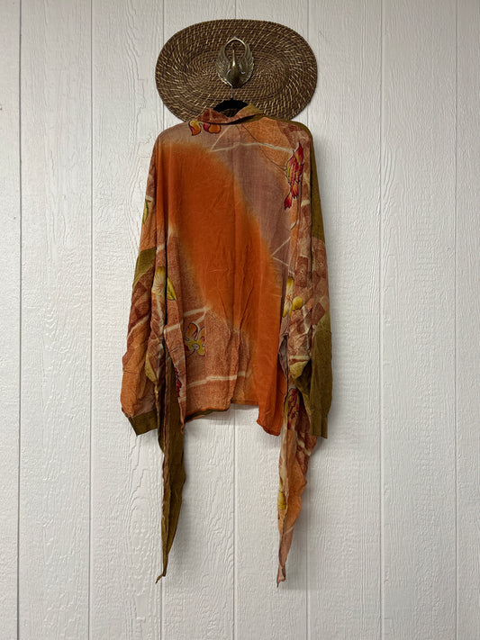 Crepe Sari Nirvana Button Down 1125 139