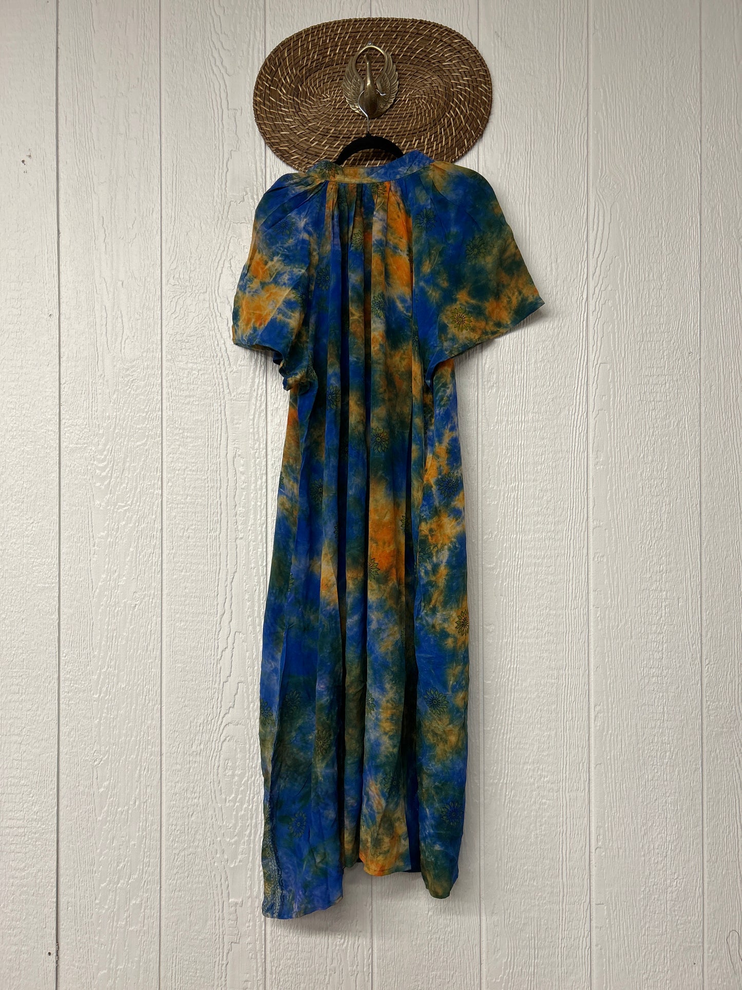 Crepe Sari Summer Woodstock Duster 0626 267