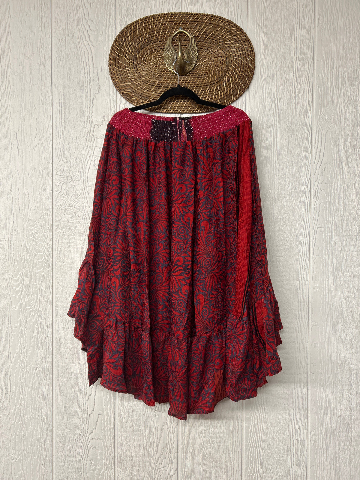 Crepe Sari Dahlia Skirt 1026 108