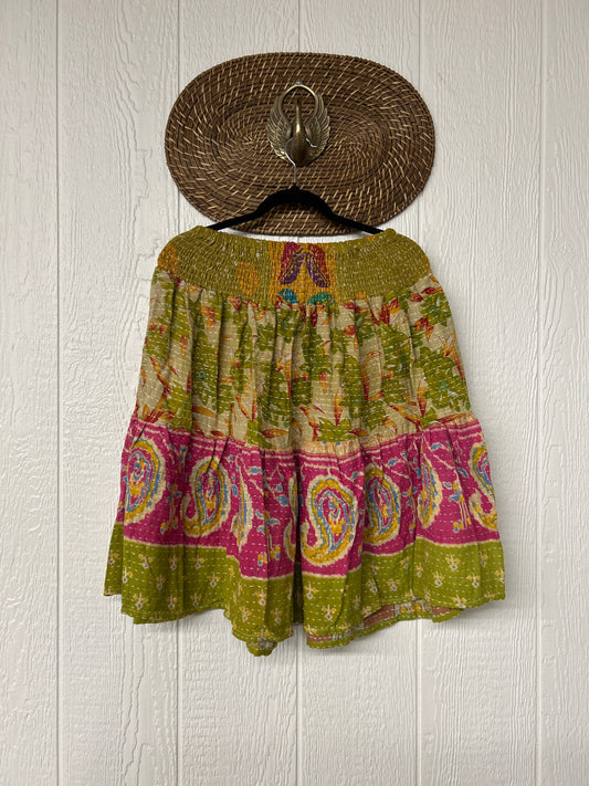 Pareo Kantha Meadow Skirt 0826 243
