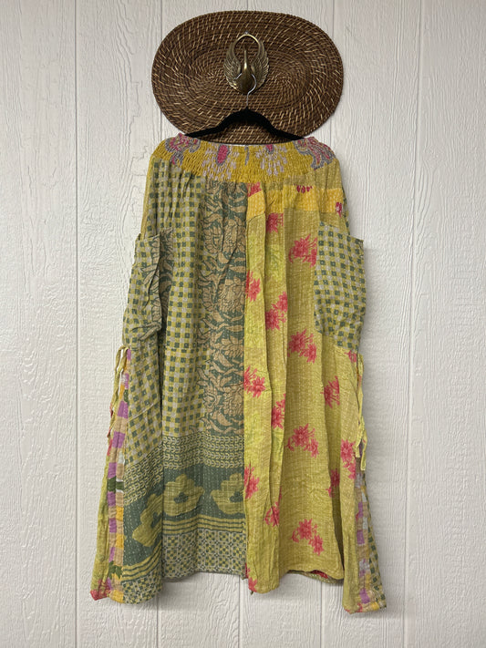 Pareo Kantha Butterfly Cargo Skirt 0426 065