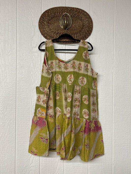 Kantha Meadow Mini Dress 0625 163