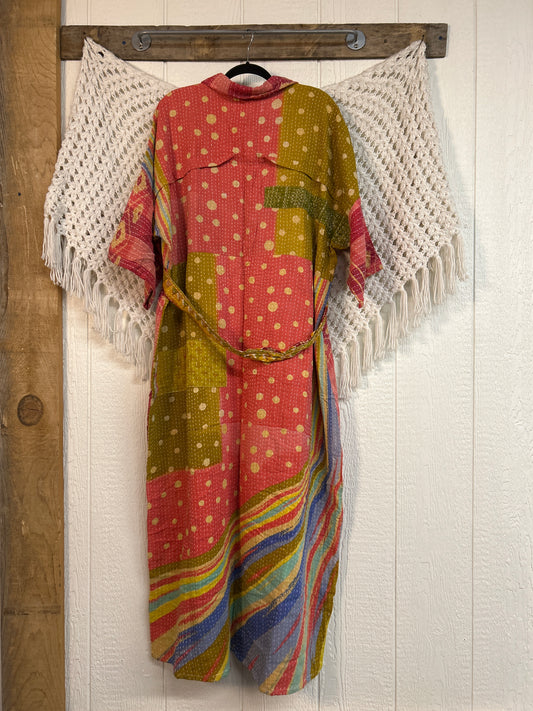 Pareo Kantha Gravity Duster Dress 0226 105