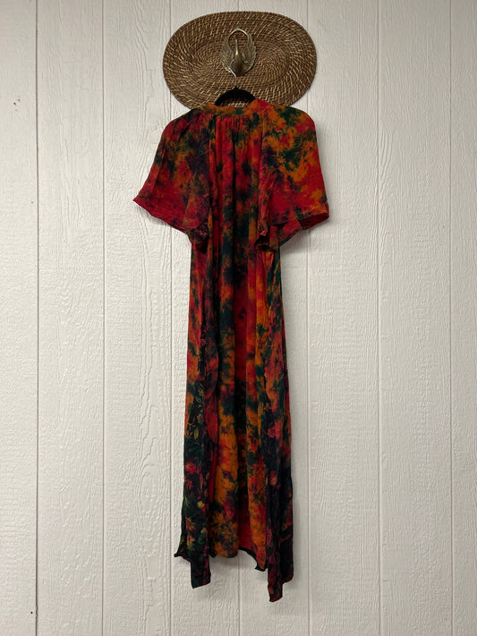 Crepe Sari Summer Woodstock Duster 0626 168
