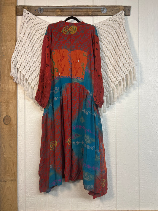 Crepe Sari Evermore Kimono 0326 084