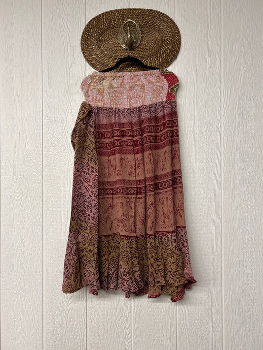 Crepe Sari Inner Peace Wrap Skirt 0626 198